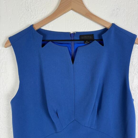 Carlisle Collection Stratosphere Sheath Dress Classic Career Polished Size 8 - Picture 4 of 8